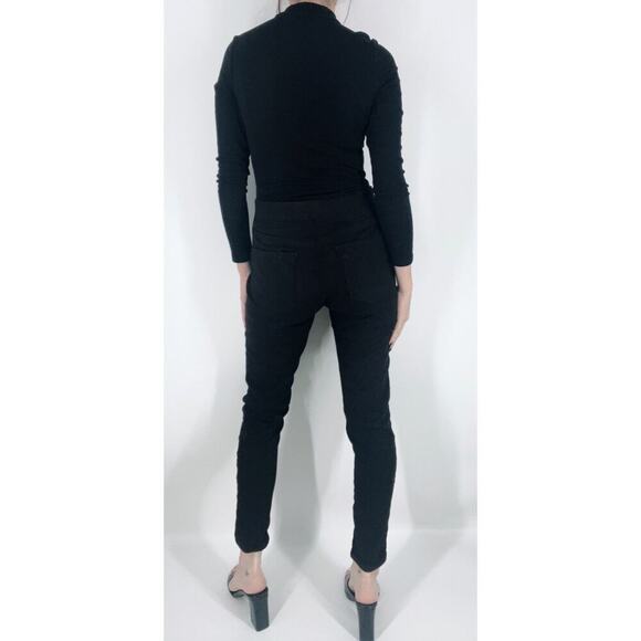 Amazon Essentials Women's Black Stretch Pull-On Jegging Size 6 - Picture 5 of 6